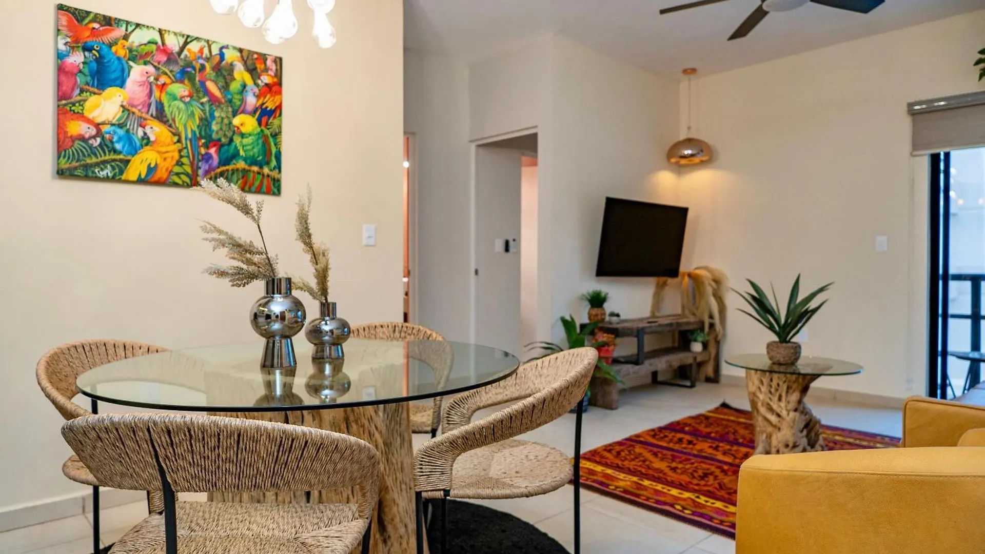 Casa Yellowstone - Hidden Jungle Puerto Morelos Apartment